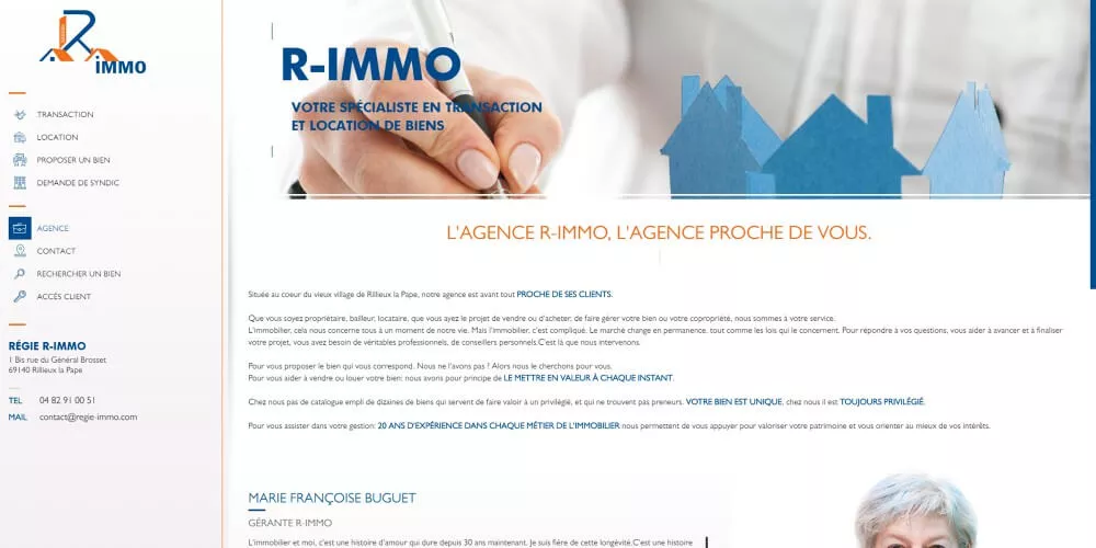 écran 02 - régie immo